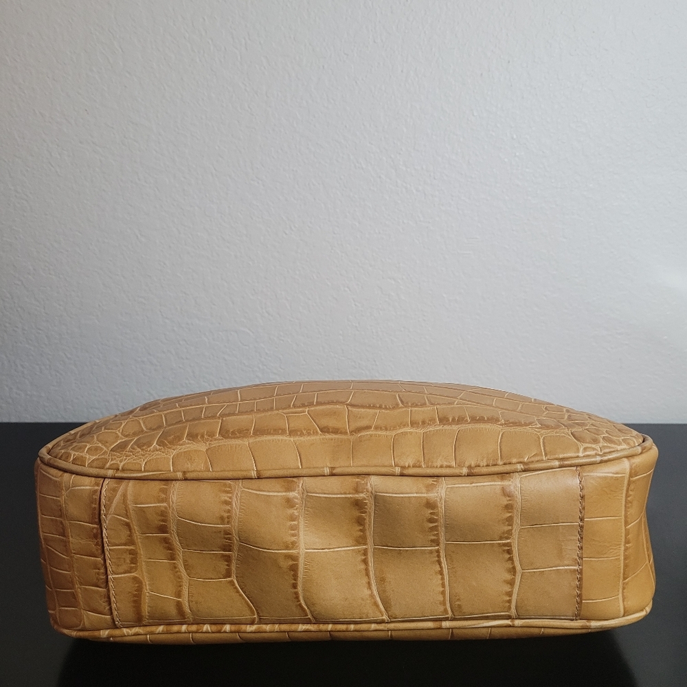 Furla Croc Satchel genuine leather made In Italy - Picture 8 of 16